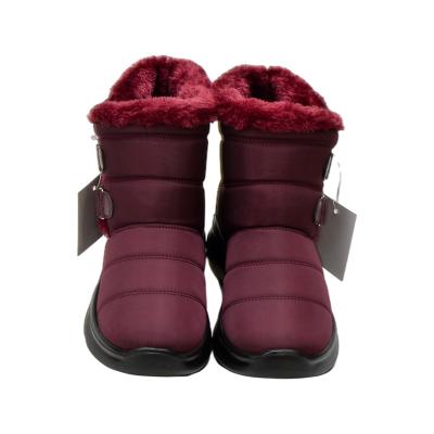 China Botas 2022 raincoat De nieve De Goma Para mujer, zapatos de trabajo calidos con cordes, otono e invierno for sale