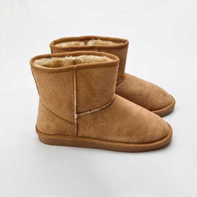 China Custom Made Winter Women's Ladies Warmlab Fur Short Lamb Fur Ankle Snow Boots Breathable Women For Women for sale