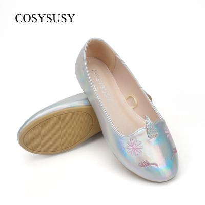 China Insulative Unicorn Pattern Ballerina Girl Hot Selling Multicolor Comfortable Shoes Made In China for sale