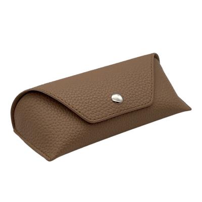 China Fashionable wholesale .eco-friendly eyeglasses case glass pockets sunglasses cases package storage protective bag luxury leather OEM for sale