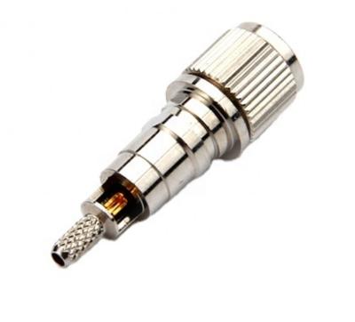 China RF SMA Male Plug Electrical Sockets Crimp Connector For RG316 RG174 Cable Antenna Nickel Plate for sale