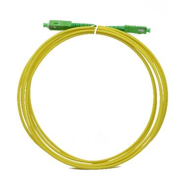 China Network FTTH Patchcord SC APC Patch Cord Fiber Optic Fiber Optic Cables for sale