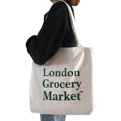 China Do Not Fold No Foldable Eco-Friendly Reusable Canvas Wholesale Tote Shopping Bags Grocery Moq Tote Shopping Bag Cotton Washable for sale