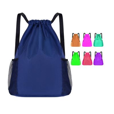 China Wholesale Anti-theft Travel Backpack High Quality Large Capacity Fitness Gym Sports Basketball Drawstring Backpack Nylon Bag for sale