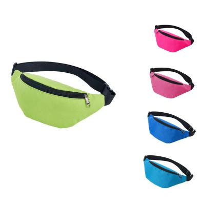 China Custom Anti-theft Bum Bag Travel Sport Neon Fanny Pack Running Waist Bag Logo Fashion Lightweight Waist Pack for sale