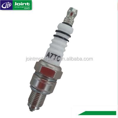 China Motorcycle Ignition With Electric Resistance Alloy Steel Engine Spark Plug Generator Spark Plug A7TC Motorcycle Spark Plug for sale