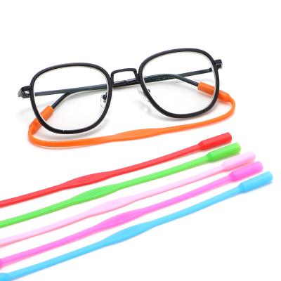 China Use Comfortable Glasses Chain Silicone Glasses Rope Kids Sunglasses Non-slip Neck Strap Holder for sale