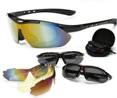 China Tactical Sunglasses Airsoft Sport Polarized Sports Sunglasses Google Recycling Increasing Outdoor Camping Eyewear 5 Lens Set for sale