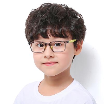 China TR90 Square Kids Optical Frames Kids Spectacle Bluelight Filter Computer Game Glasses Children Blue Light Anti Blocking Glasses for sale