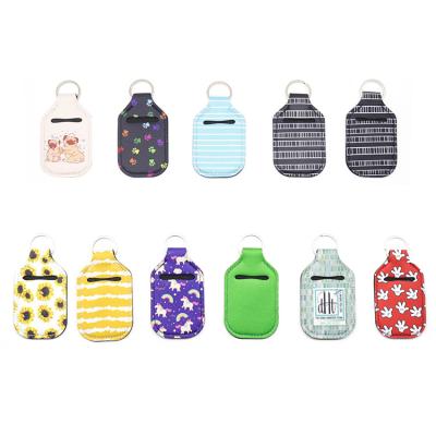 China Fashion Hot Colorful Removable Sleeve Neoprene Promotional Sanitizer Holder For Gifts / Women Sale Souvenirs Etc. for sale