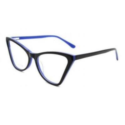 China Protect Eyes New Style Cat Eye Glasses Anti-Blue Eyesight Acetate Glasses Eyewear Brillengestelle For Male And Female for sale