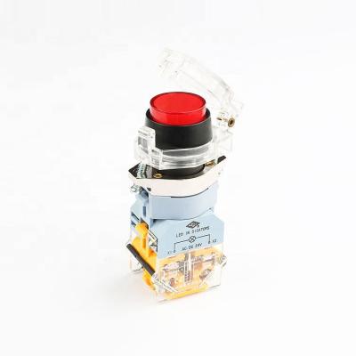 China factory supplier samples for free led light miniature push button switch round LA133 series for sale