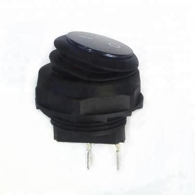 China SPST KCD8 t125/55 circular 250vac 16a t100 55 waterproof rocker switch for sale