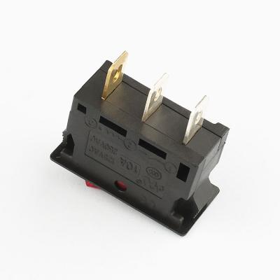 China 5A-15A 220V Mini Rocker Switch PCB Waterproof Plastic 16a Circuit Breaker for sale