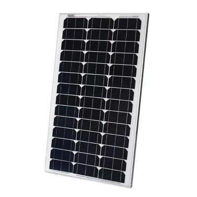 China Solar Power System 50 500 Watt 12V Monocrystalline Solar Panel High Efficiency Module PV Power For Battery Charging Boat for sale