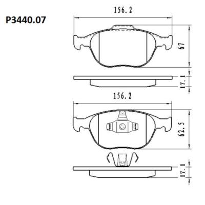 China Passenger Car Passenger Car Brake Pad Friction Pads For Germany Brake Pad For RPM Brake Pad for sale