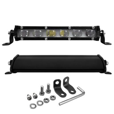 China PC Manufacturer Wholesale Reflector Slim 6D Light Bar LED For Road Vehicle for sale