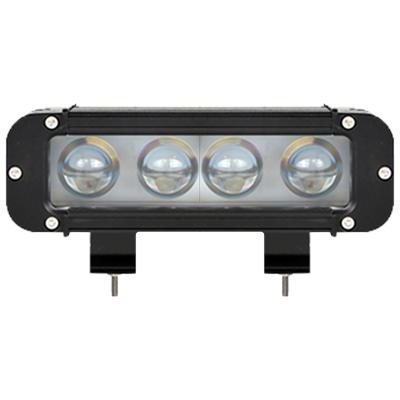 China PC High Intensity 3700lm Single Row Led Light Bar For Car 40w IP67 Led Work Light 8inch Led Lamp for sale