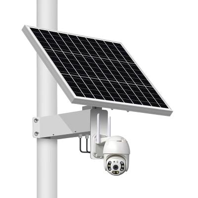 China Outdoor IP PTZ Wifi Camera 3g 4g 2mp 3mp 5mp Hd Camera Solar Battery Powered Two Way Audio Cctv Video Surveillance for sale