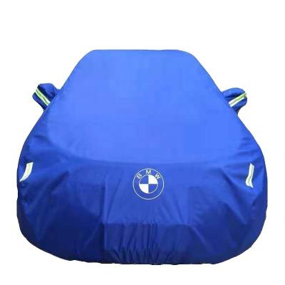 China Business Universal Black Waterproof Car Full Covers 7 Sizes Indoor Outdoor Auto Car Cover Sun Shade Snow Ice Dust UV Cover For All Season for sale