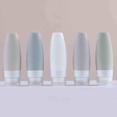 China ZhongDing RTS 90ml Silicone Travel Single Squeeze Bottle Container Subbottling Lotion Refilling Bottle Set Silicone Travel Bottle for sale