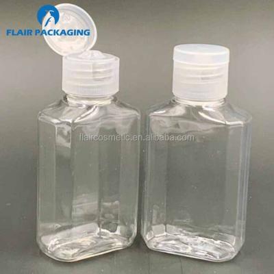 China BEAUTY PACKAGING Bottle Plastic Flip Cap Bottle Plastic 60ml for sale