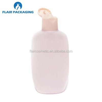 China BEAUTY PACKAGING PE Flat Shampoo Bottle 100ml for sale