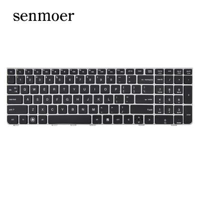 China Laptop Wireless Customizable Keyboard For HP ProBook 4530S 4535S 4730S 4735S Black Keyboard With Silver Frame for sale