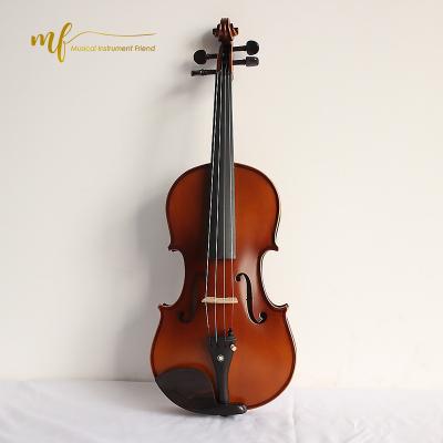 China Impeccable Handmade Solid Ebony Wood Parts Top Quality Violin Brown Color for sale