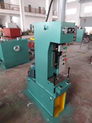 China Button Operation 2.5 Ton C Frame Hydraulic Press Machine With Guiding Device For Slider for sale