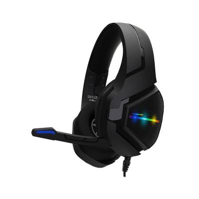 China Stereo Earphone Technozone Gaming Headset For Nintendo PC Controller Flexible Folding Microphone Gaming Earphones With RGB Light for sale