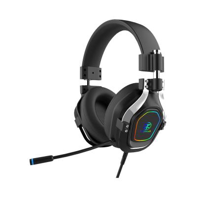 China New Arrival Technozone K72 Cool Overflowing Bass Wired USB Game Headset RGB LED Earphone Cool Overflowing Gaming Headsets For Xbox One for sale