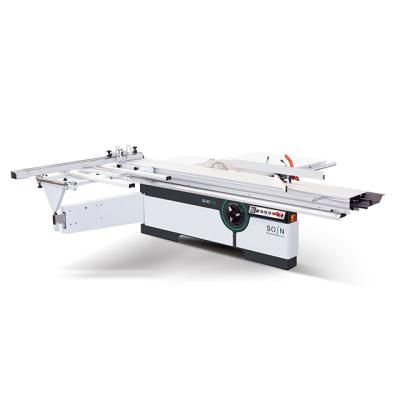 China MJ6130TDZ Woodworking High Precision Horizontal Sliding Table Saw For Cutting Wood for sale