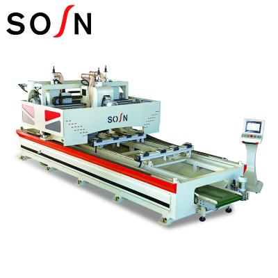 China SK1328A Horizontal CNC Four Side Cutting Machine For Making Door for sale