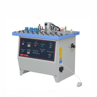 China Building Material Shops Coating Double Side Straight Line And Manual Curing Edge Bander Dark Edging Machine for sale