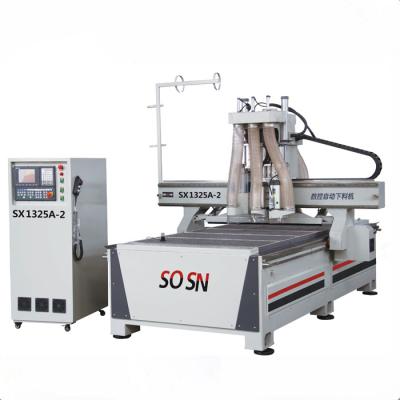 China Construction worksÂ   2 Axis CNC Router With Drilling Group Cabinet Cutting 220v CNC Milling Machine for sale