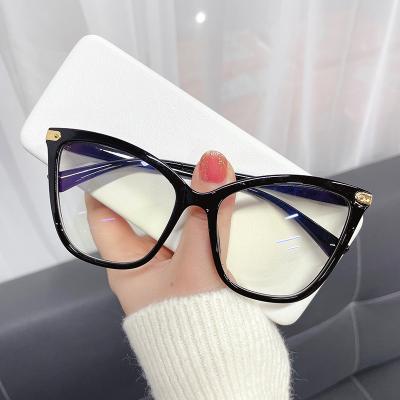 China For Cat Eye Glasses Women Retro Female Eyewear Glasses Reading Glasses Eyewear Frame Transparent Cat Eye Glasses for sale