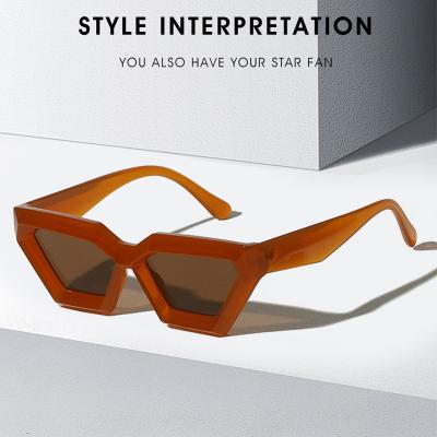 China Fashion Glasses Shape Square Vintage UV400 Outdoor Oculos De Sol Luxury Man /Woman Cat Eye Sun Glasses Classic Sunglasses Woman Designer for sale