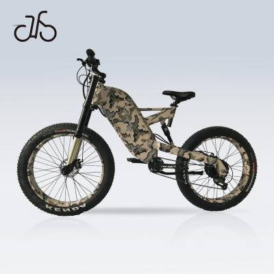 China Standard Full Suspension Fat Tire Electric Bike 3000W With Inclined Suspension Fork for sale