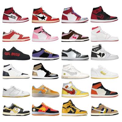 China Customized Basketball Sports Shoes Laces Logo High Top Casual  Basketball Shoes for sale