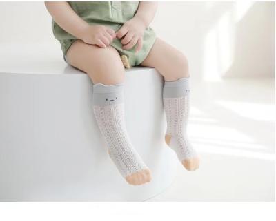 China 2022 Bow Style Cotton Loose Mesh Home Floor Kids Baby Infant Girl Preppy Warm Comfy Wholesale Calf Length Mid Calf Length Sock QUICK DRY Boy for sale