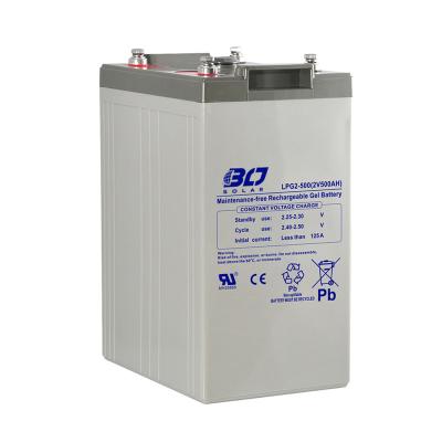 China . Emergency lightp BLJ 2 volt 500ah volt deep cycle maintenance free solar gel battery valve regulated gel lead acid battery for solar panel for sale