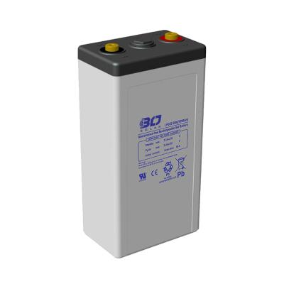 China . Emergency lightp BLJ rechargeable lead acid battery AGM maintenance free sealed deep cycle GEL battery 2v 200ah for sale