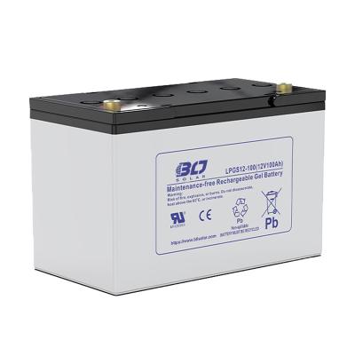 China . Emergency lightp BLJ long life sealed AGM battery cells 12v 33ah 100ah 200ah deep cycle gel lead acid battery for Marine Use for sale