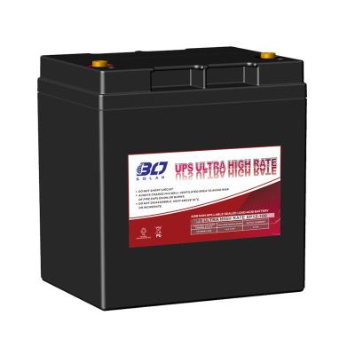 China . Emergency lightp BLJ valve set UPS ultra high rate VRLA battery 12V 100ah deep cycle lead acid battery for sale