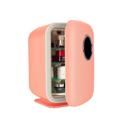 China Mini Car Fridge Portable Small Bar Thermoelectric Cosmetic Skin Care Beauty Skin Care Refrigerator For Cosmetic for sale