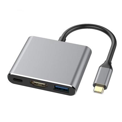 China 4K30Hz DAWN HUB LAPTOP LINK Customized USB C to USB3.0+PD for sale