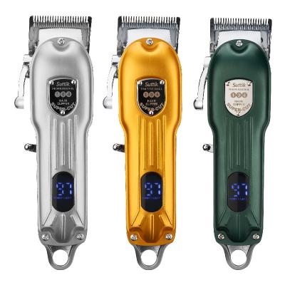 China Car gold manscaped cordless professional rechargeable electric barber trimmer price Suttik good hair trimmer for sale