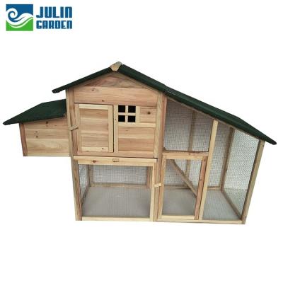 China Breathable Wholesale Pet Cages Carriers Animal Cages Outdoor Large Hen House Wooden Chicken Cage for sale