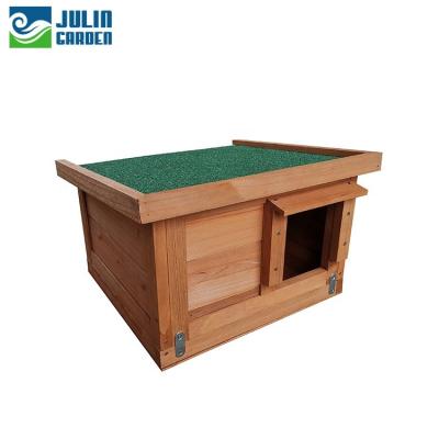 China Outdoor Breathable Wooden House Small Garden Hedgehog Stable for sale